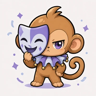 ENTP &times; Fearful-avoidant (Joker Monkey)
