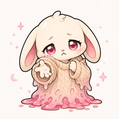 INFP &times; Anxious (Melt Bunny)