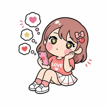 供給を待ちながら書く人のイラスト
