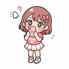 通知欄の見張り番のイラスト