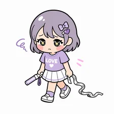 近づくと担降りしたくなるのイラスト