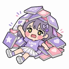 そっと降りる茶の間のイラスト
