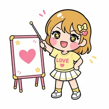沼の解説員のイラスト