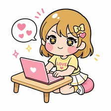 毎日供給を回す人のイラスト
