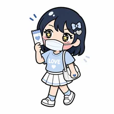 無言で現場入りする人のイラスト
