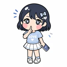 担当を明かさない民のイラスト