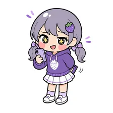 ミュートしてから見に行く人のイラスト