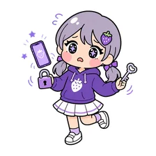 鍵をかけたり外したりするのイラスト