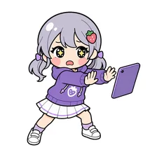 離れて、また一気に追う人のイラスト