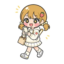 帰り道でそのまま書く人のイラスト