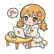 毎日の供給を言葉にする人のイラスト