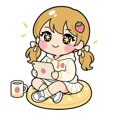 生放送を一度も逃さないのイラスト
