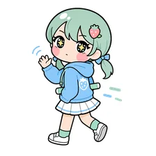 ふらっと来て何も残さないのイラスト
