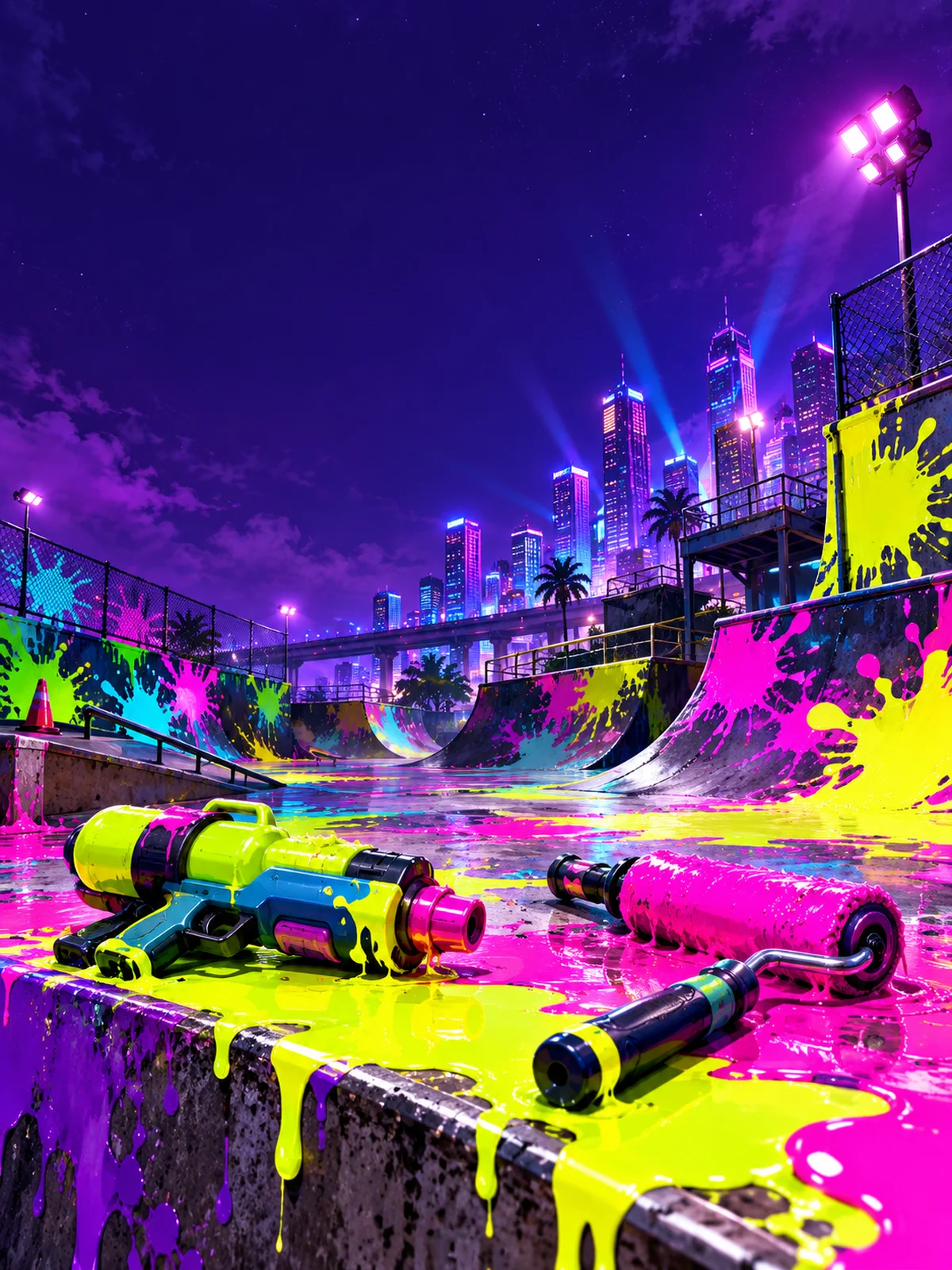 スプラトゥーンの世界観を表すイメージ